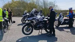 En sp&auml;ttas dagbok: 28/4 2024 Trygg p&aring; hoj - Avrostning med BMW MC-klubben 09