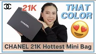 Распаковка и обзор мини-сумки CHANEL 21K Blue Iridescent | Новая мини-сумка Chanel | Моя первая р...