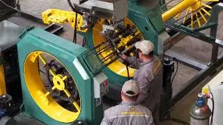 CNC rebar cage making machine
