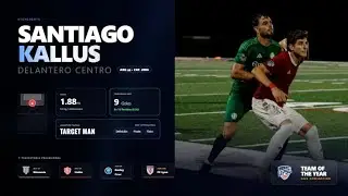 Highlights Santiago Kallus | 19 y/o | 1.88m Striker | 9 Goals & Team of the Year 2025