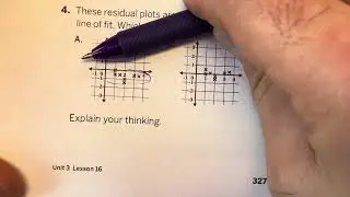 Alg 1 U3 L16 Amplify - Residuals