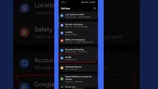How to turn off data privacy settings in Google (Android)