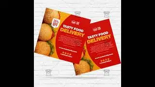 Food Delivery - Flyer PSD Template