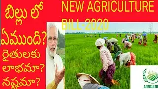 NEW AGRICULTURE BILL -2020