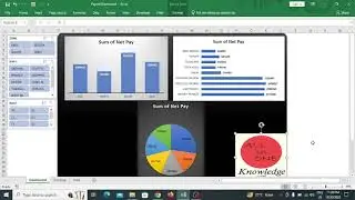 Payroll Dashboard Just 2 Min with Help of Slicer in Excel, Office 365,Pivot,Filter,