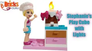 Lego Friends | Stephanie's Play Cube 41401 Speed Build with Custom Lights