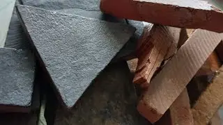 💥Requested video💥Black, Red slate items wet cleaning video ❤️‍🔥