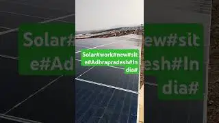 Solar #work#new site#in#andhrapradesh#india#youtube shorts#telugu