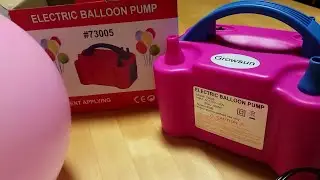 Electronic balloon pump and demo
