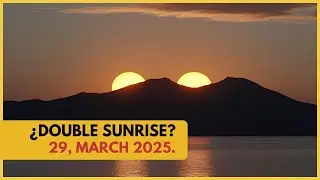 Двойное Солнце? ☀️☀️ Солнечное затмение 29 марта 2025 года создаст потрясающий двойной рассвет! #...