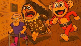 ESCAPE DE LA ABUELA MALVADA DE NICOLA !#roblox #monosilabo #lunacreciente