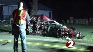 Victim crashes car in Germantown and calls for help while trapped in wreckage