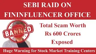 SEBI Raid on Fininfluencers Training Institute across india | Avadhut Sathe Training Academy Case |