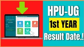 HPU-UG 1st Year Result date 2022 || 1st year ka Result kab Aayega..! (2022)