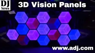 ADJ #AmericanDJ | 3D Vision Facade Decor RGB LED Panels | Disc Jockey News