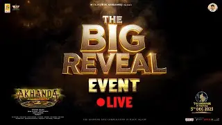 #Akhanda2  BIG REVEAL Event Live | Nandamuri Balakrishna | Boyapati Sreenu | S Thaman | December 5
