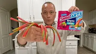 👂 ASMR SweeTARTS ROPES TWISTED RAINBOW PUNCH CANDY AND EATING SOUNDS 👂 FULL VIDEO 👂 #asmr