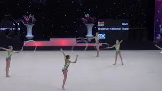 Miss Valentine 2019 Belarus National Team RG FIG Junior Group Final 5xhoop BLR