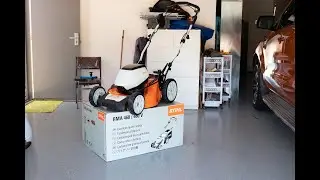 Unboxing and mowing with the Stihl RMA 460V