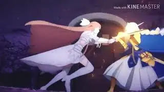 Goddess asuna vs alice for kirito epic fight