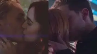 The Mortal Instruments/Shadowhunters Clary and Jace First Kiss