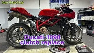 Ducati-1098 #how to replace clutch kit #how to torque value Ducati clutch mean bolts #Ducati bikes