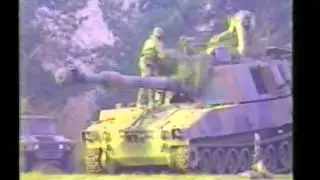 Echo Battery 320th Field Artillery at Doughboy City, Berlin Germany