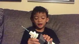 Enzo explains new LEGO rocket