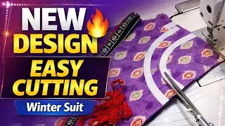 Latest Winter Suit Neck Design 🔥 Easy Cutting & Stitching