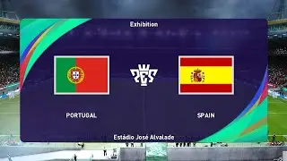 PES 2021 / Португалия - Испания / 2020 Геймплей ПК