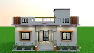 Simple 3 Bedroom House Design ,Low Budget House Plan for Village, 3 बेडरूम घर का नक्शा