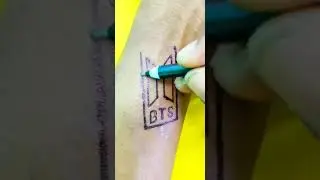 How To Make Tattoo BTS At Home With Pen
