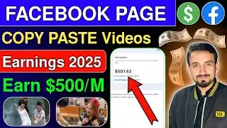 $500 Earnings 🤑 Facebook Copy Paste Videos | Facebook se paise Kaise Kamaye 2025