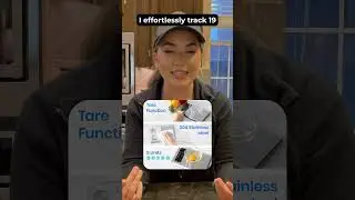 Etekcity Smart Food Scale - Accurate Kitchen Gadget for Meal Prep