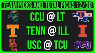 College Football Picks Today 12/30/25 NCAAF Betting Picks and Predictions