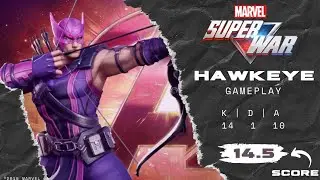 MARVEL Super War | Hawkeye Gameplay | Best Build