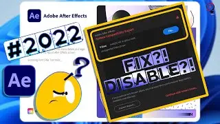 System Compatibility Report in After Effects 2022💻 What is That⁉️🤔 How to Fix⁉️🤔 or Disable⁉️👨&zwj;💻🤷&zwj;♂️