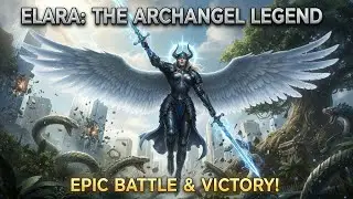 This Archangel Saved a City & Jungle in Daylight 😱 | ELARA Epic 3D Battle#urdustory#cartoon
