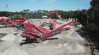 Terex Finlay I 140 Impactor & 684 screen Concrete recycling