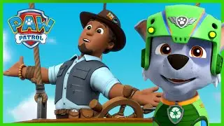 Rubble and Rocky Save a Hot Air Balloon 🛩- PAW Patrol Rescue Episode - Cartoons for Kids