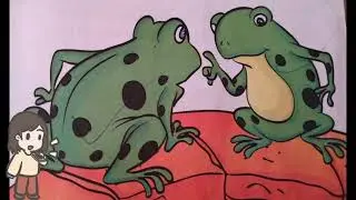 kids book reading aloud || Wise Frogs || Think before you leap #moralstories #shortstory #english