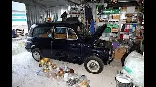 una AUTOBIANCHI 500 Giardiniera verso la Germania