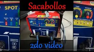 2 do Video MAQUINA SACABOLLOS - como usar sacabollos electrica.