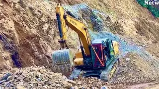 Road Construction Troubles: Bulldozers Struggling with the Challenges of Building a New Road! TheQNe
