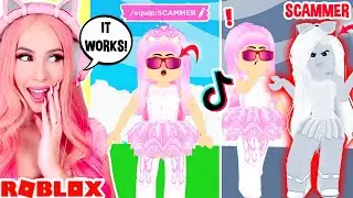Testing VIRAL ROBLOX TIKTOK HACKS To See If They ACTUALLY WORK... Roblox