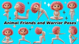Animal Friends and Warrior Poses | A Fun Yoga Adventure to Build Strength & Confidence