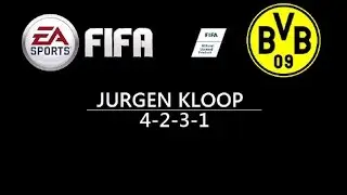 FIFA Custom Tactics:BVB 09 Borussia Dortmund J&uuml;rgen Klopp Tactics and Formation 4-2-3-1 HD