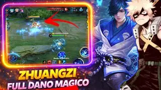 ZHUANGZI FULL DANO MAGICO NA TOP LANE | HONOR OF KINGS BALEIA