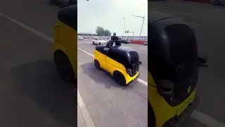 No more delivery man needed ? China has robot cars for delivery. Faster than delivery guy ? Wow