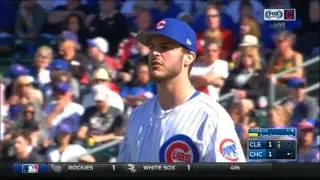 James Pugliese First MLB Appearance vs. Cleveland Indians - 2017